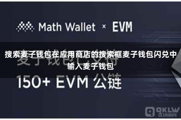 搜索麦子钱包在应用商店的搜索框麦子钱包闪兑中输入麦子钱包