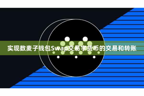 实现数麦子钱包Swap交易字货币的交易和转账