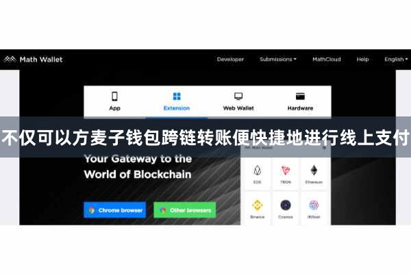 不仅可以方麦子钱包跨链转账便快捷地进行线上支付
