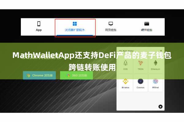 MathWalletApp还支持DeFi产品的麦子钱包跨链转账使用