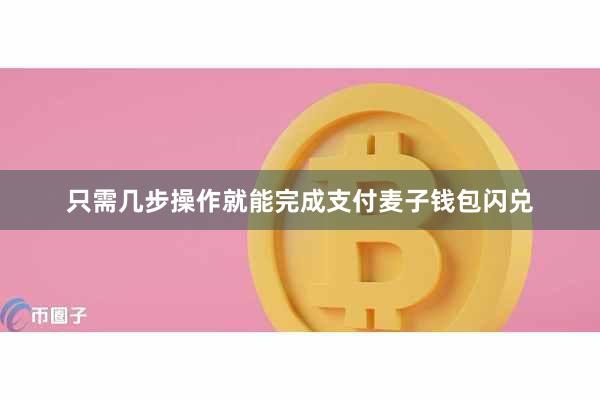 只需几步操作就能完成支付麦子钱包闪兑